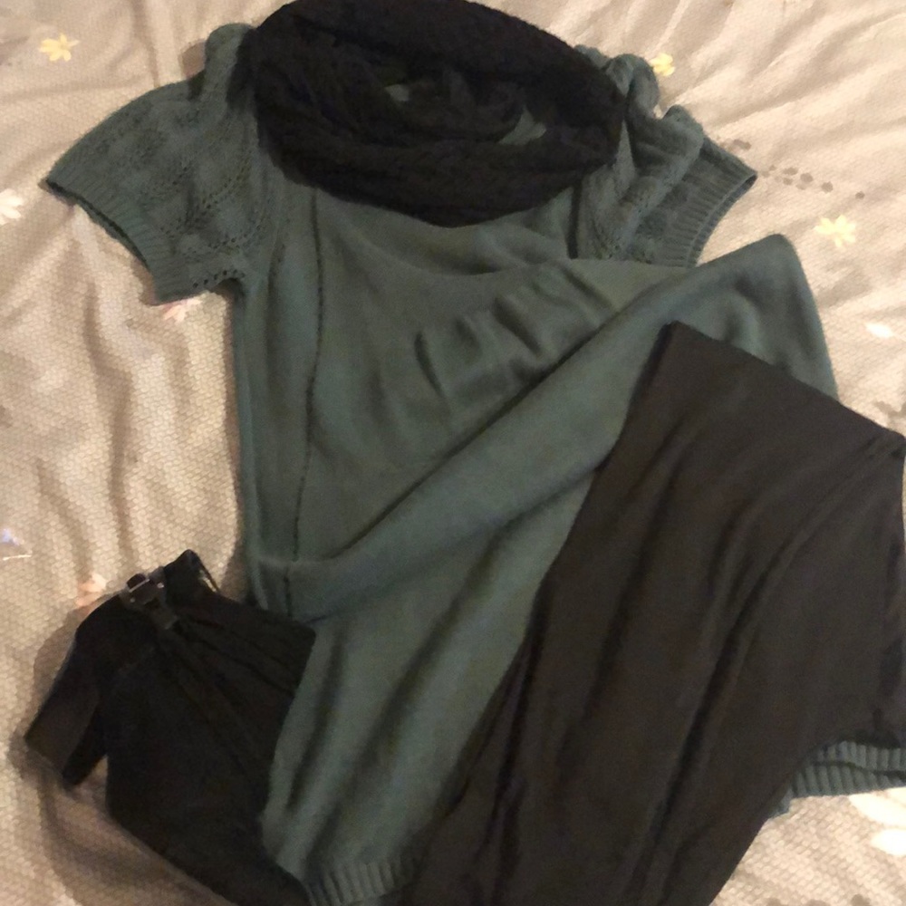 🌸🌸 Teal Sweater Dress